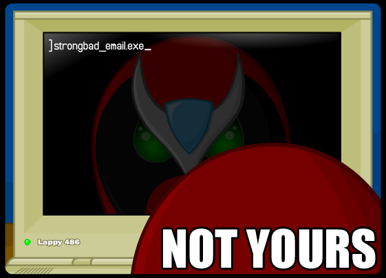 Coincidentally, this screen shot is from the 200th SB Email - the one where Strongbad gets an email meant for Homestar.